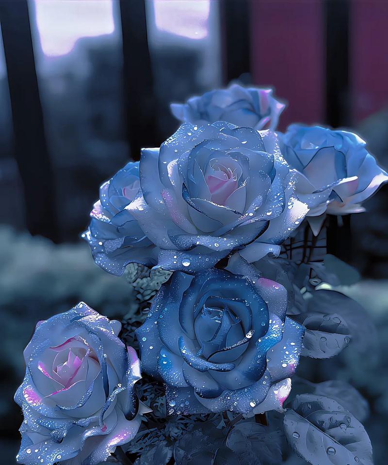 蓝色和白色组合的花语有何含义？