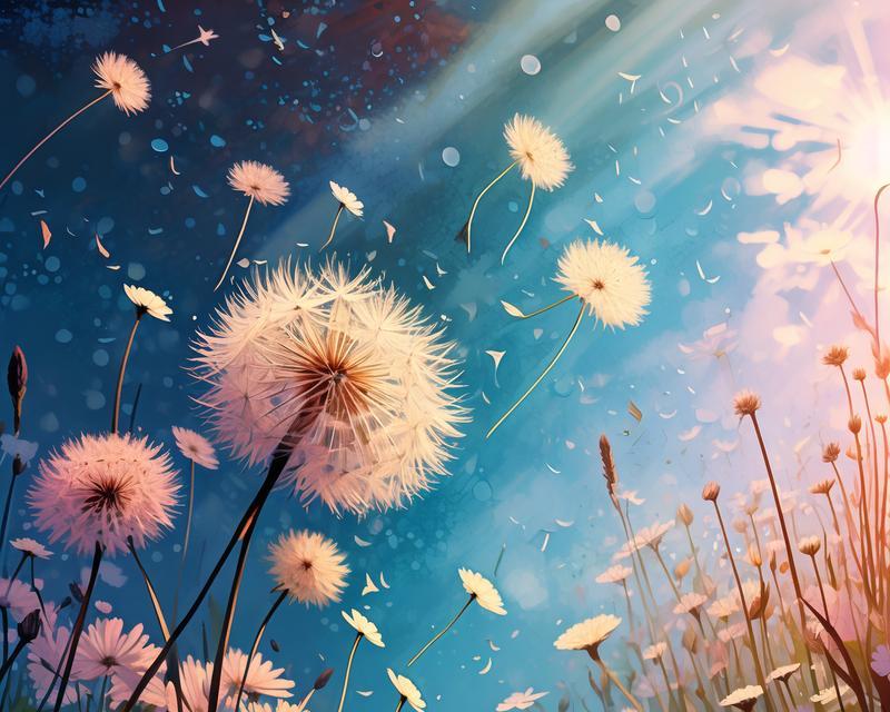 蒲公英在云间飘散的花语是什么？