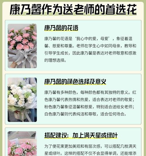 菊花和康乃馨的花语分别是什么？