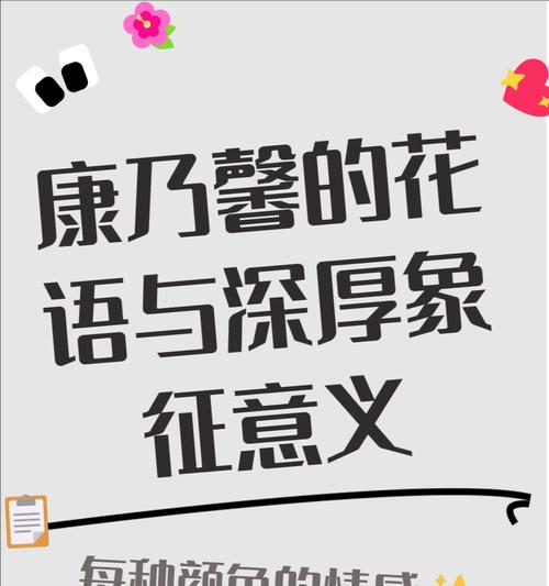 康奶昔的花语有什么特别之处？