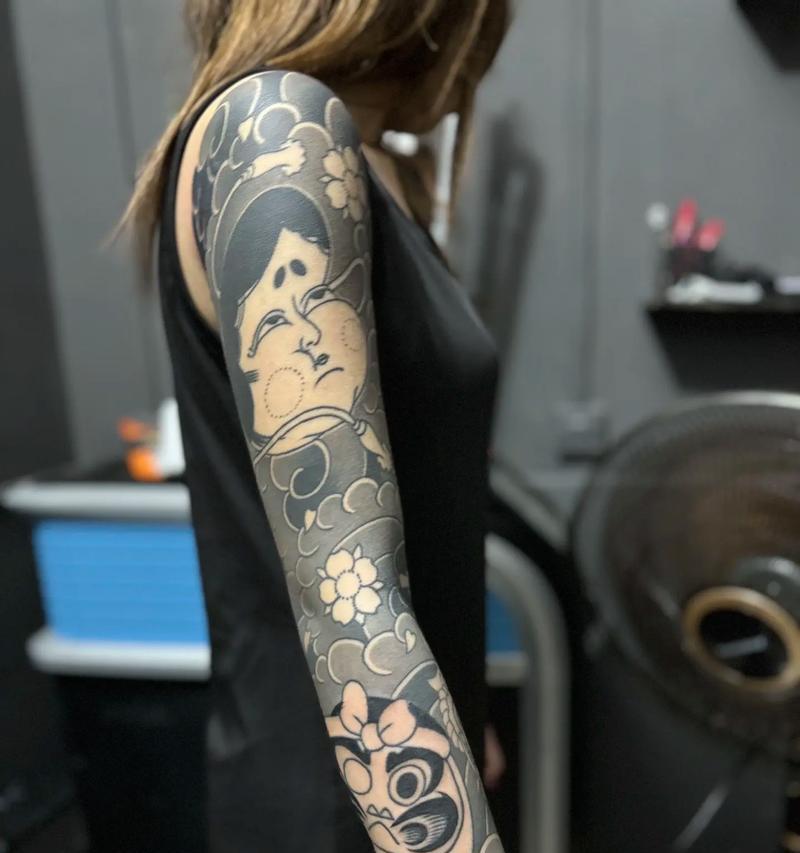 翻身花臂的花有哪些？