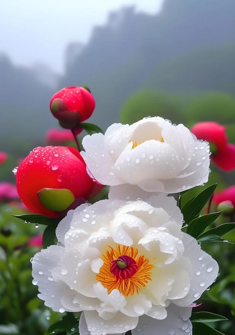 牡丹花的富贵祥和寓意是什么？