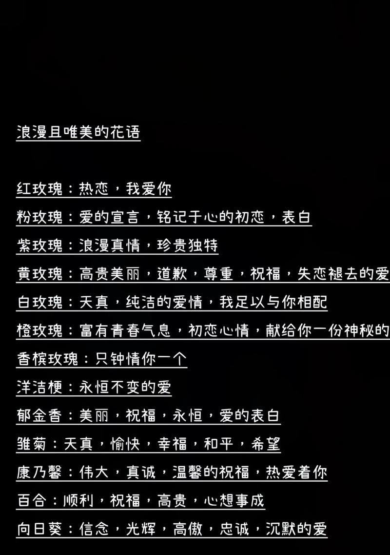 长辈送的花有什么特别的花语寓意？