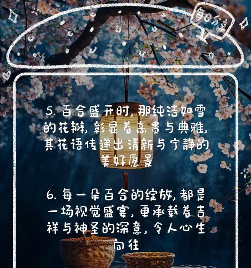 百合花送给老人有何寓意？